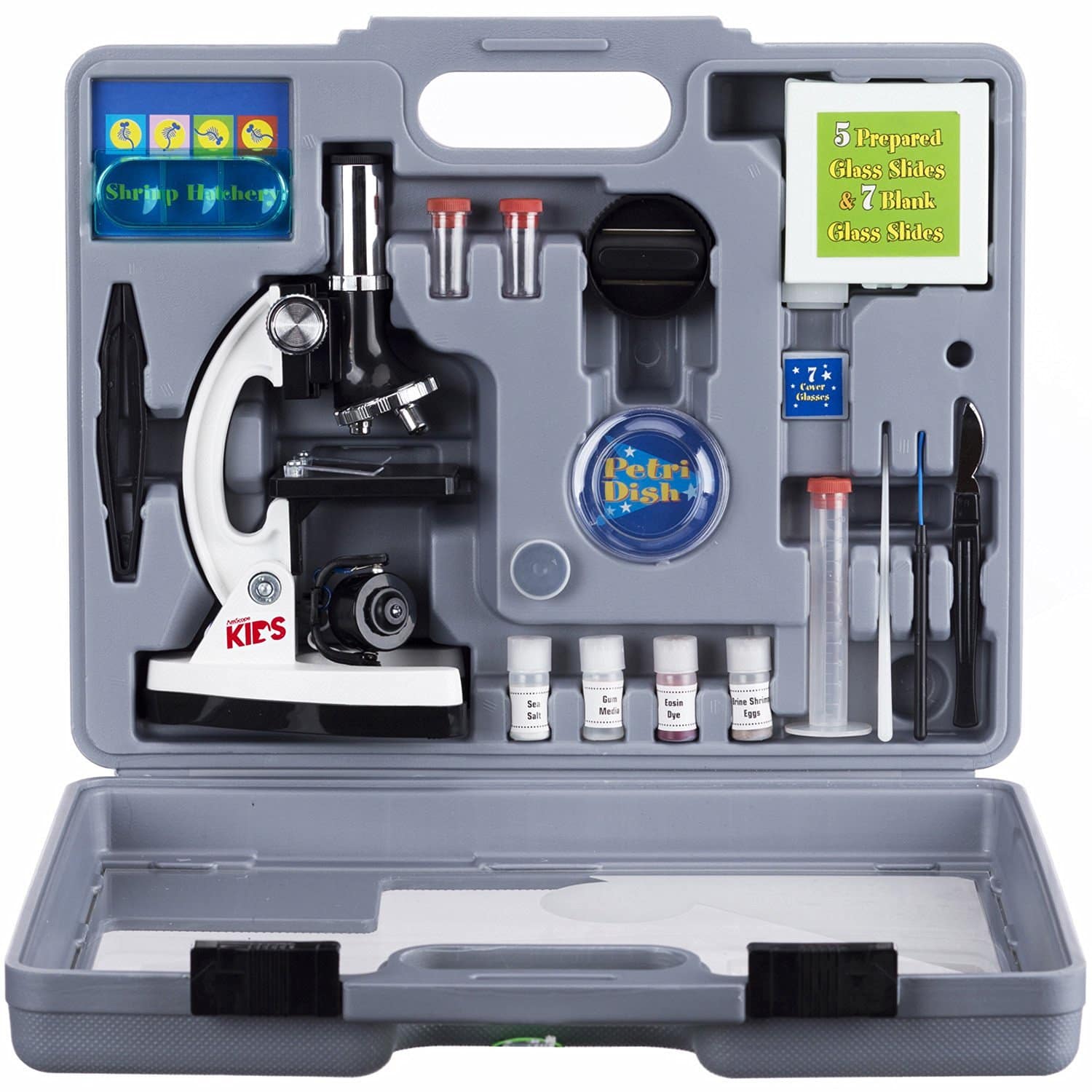 LIGHTNING DEAL ALERT! AMSCOPE Microscope Kit with Metal Arm and Base – 36% off