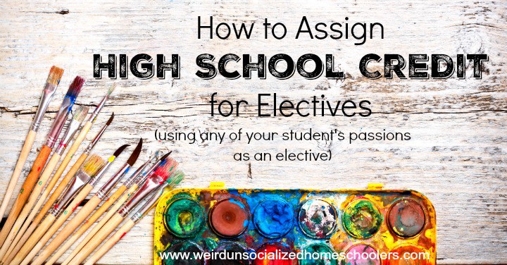 assign high school credit for electives