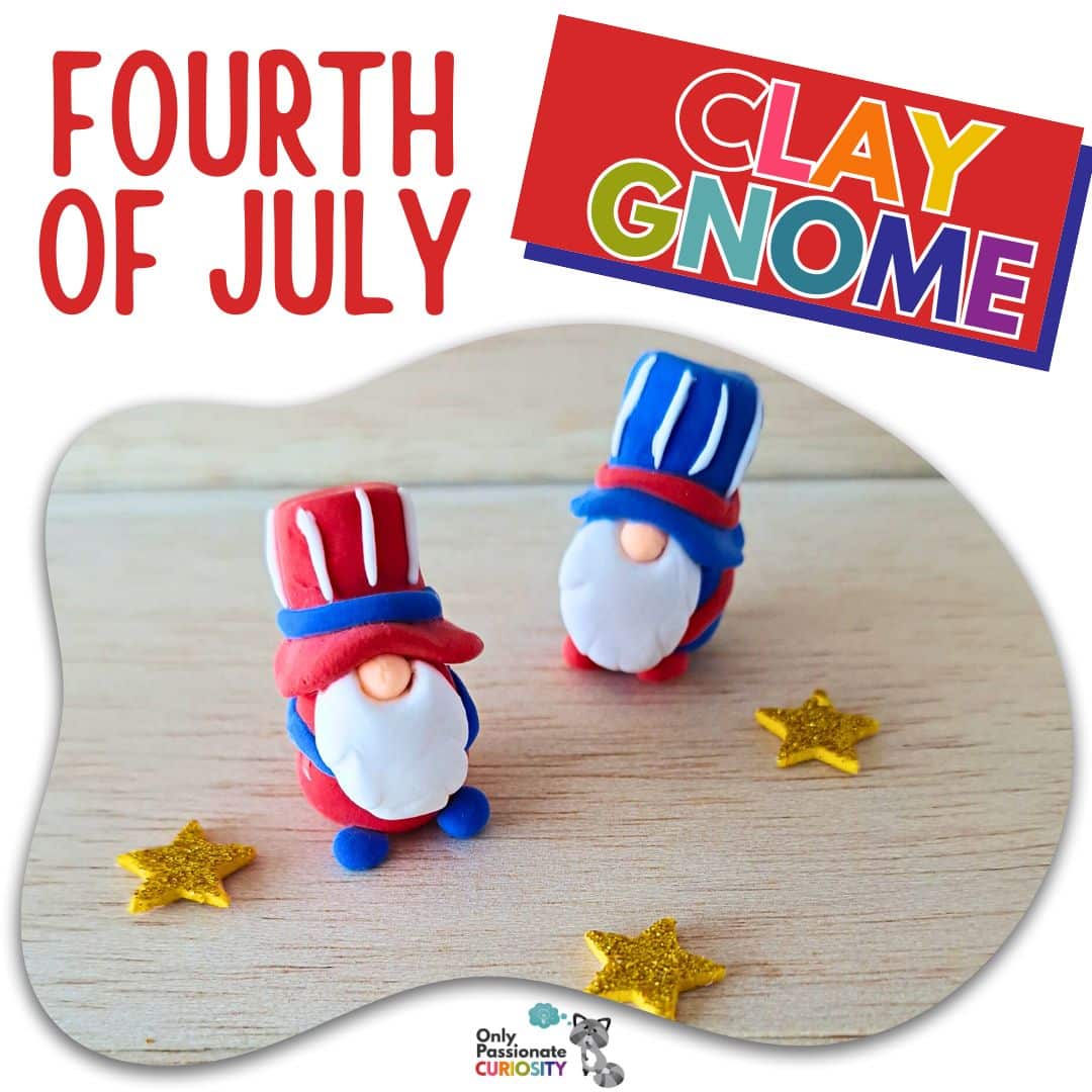 fourth of july clay gnome