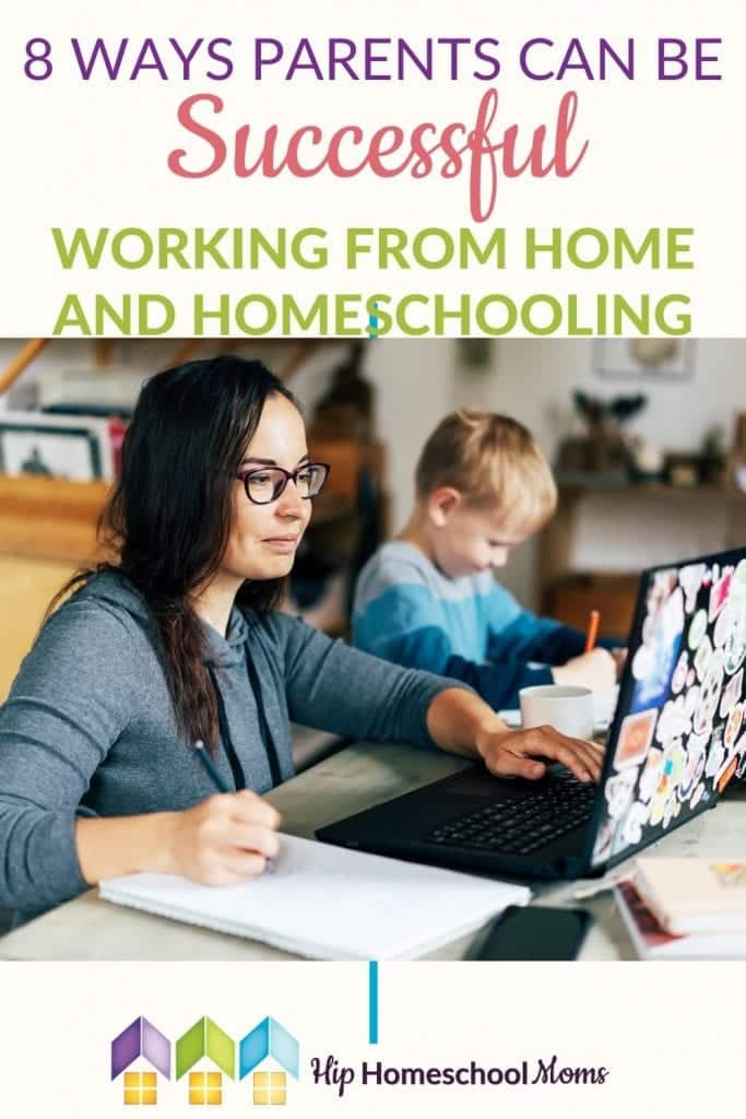 Homeschooling and working from home? It CAN be done! These 8 tips will help you as you strive for balance, sanity, and success!