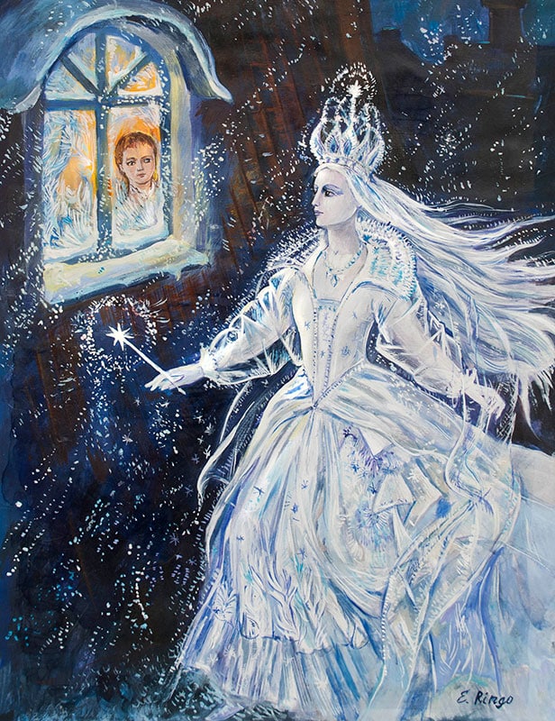 FREE Snow Queen Copywork and Comparison Study of Disney’s Frozen