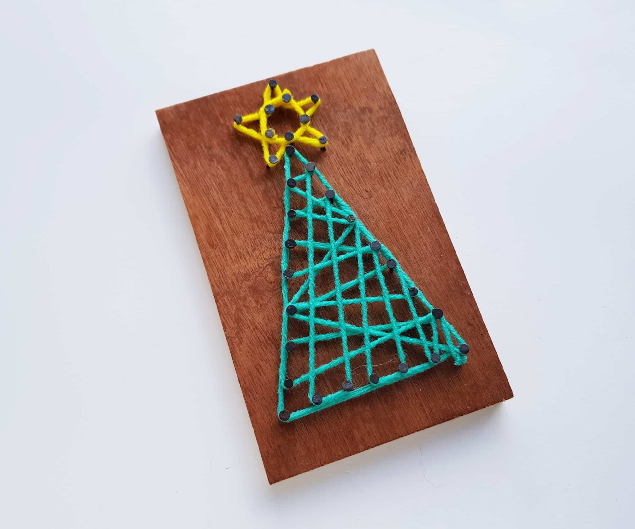 String Art Christmas Tree