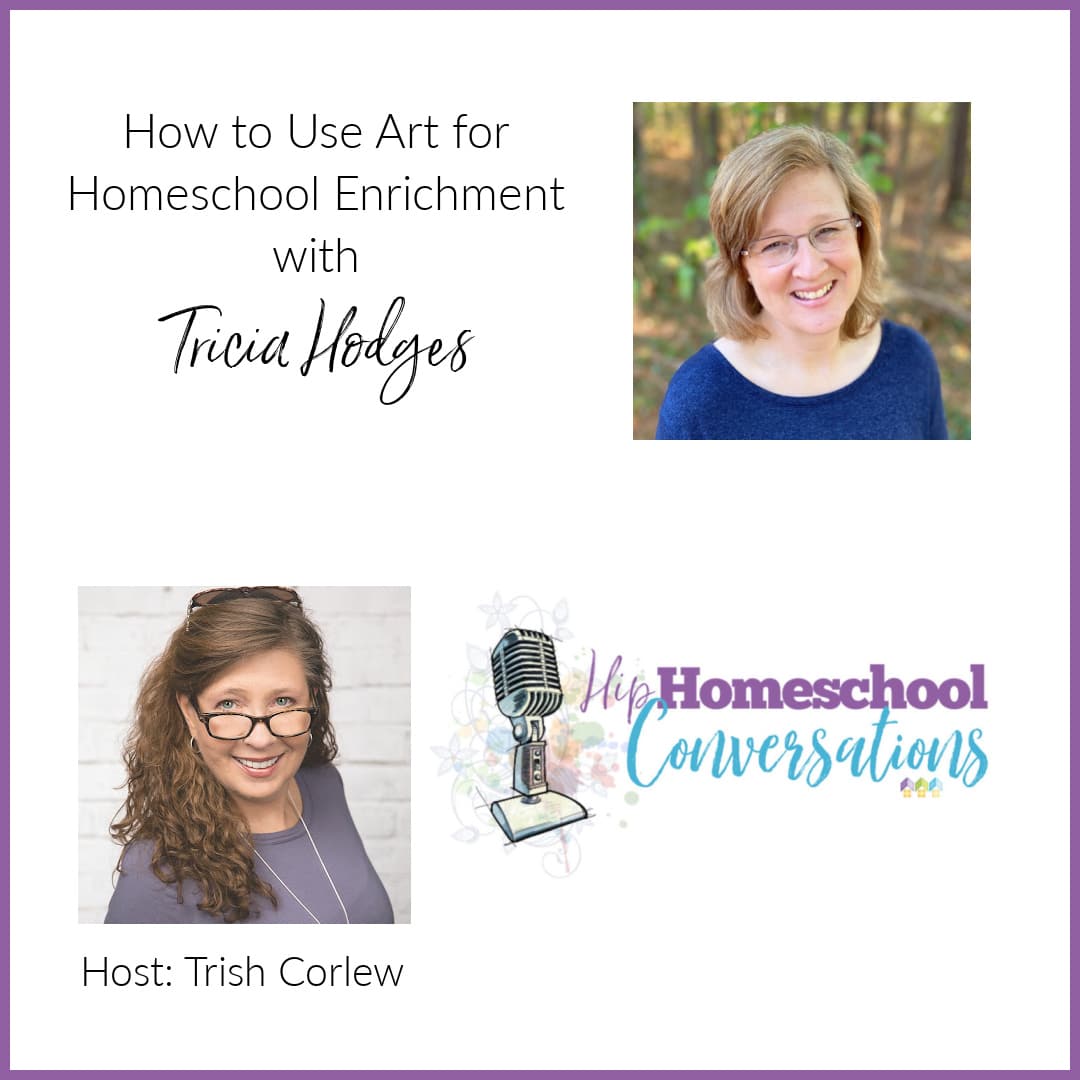 If you feel that incorporating art into your homeschool is too messy and overwhelming, Tricia Hodges has the solution to your problem! Join us as Tricia discusses how finding subjects that all of your students can do together can be challenging, but art is one way to bring everyone together to create homeschooling memories that you will cherish.