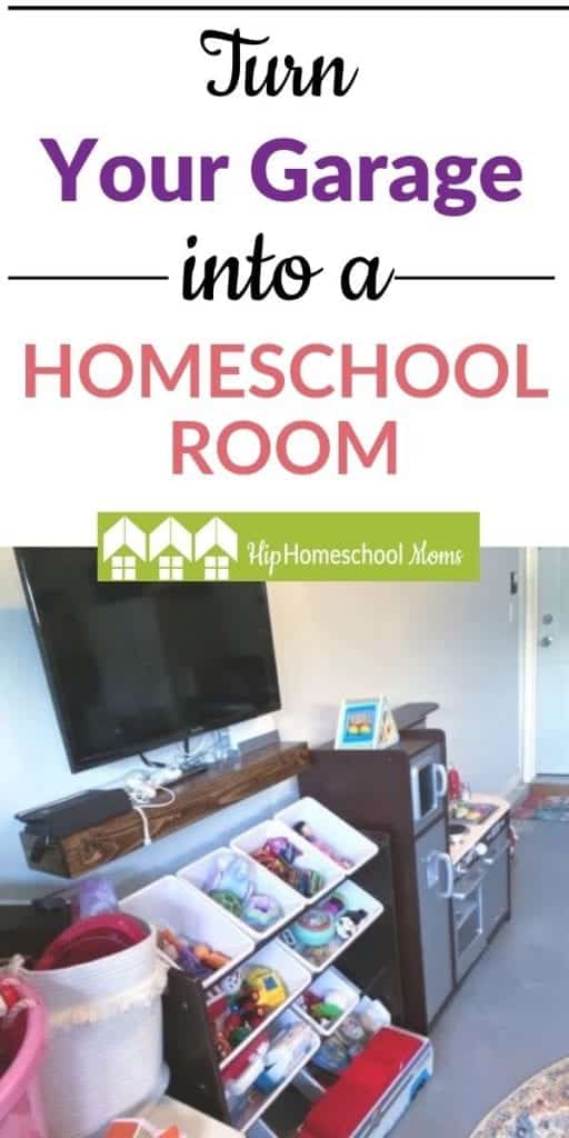 If you're dreaming of having your own dedicated homeschool room but don't have an extra room in your house, this article shares some easy and inexpensive tips and ideas for turning your garage into a homeschool room!