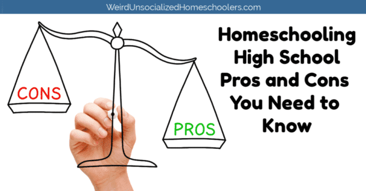 homeschooling high school pros and cons